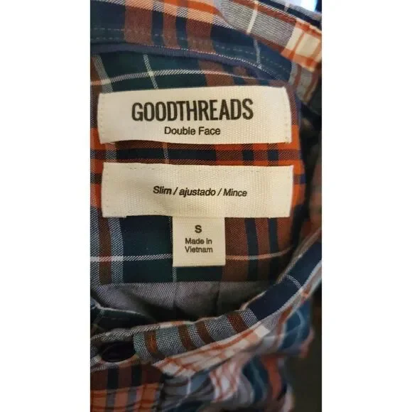 Goodthreads Double Face Slim Button Up - Picture 2 of 9